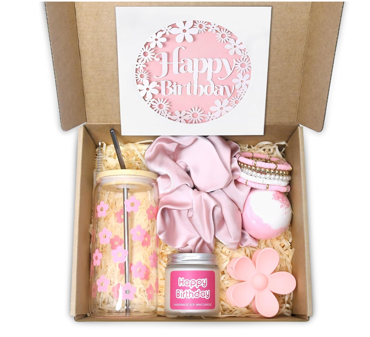 Happy Birthday Gift Box - Pink