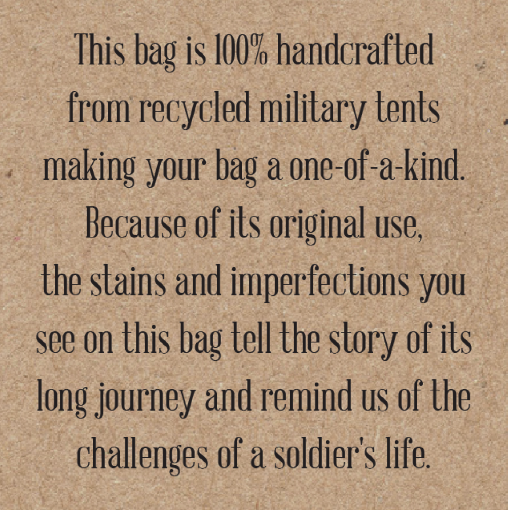 Vintage Fabric Recycled Crossbody Bag - Image 3